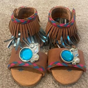 Disney store- Pocahontas shoes, size 9/10 toddler